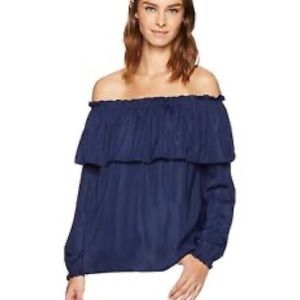 Lilly Pulitzer Deevoff the shoulder top